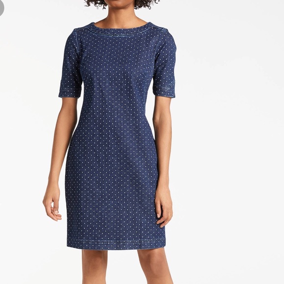 Boden Dresses & Skirts - ** Boden Blue Rhea Spot Dress - NEW